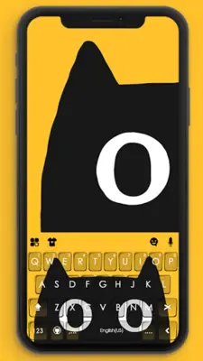 Black Cat Live Keyboard Backgr android App screenshot 4